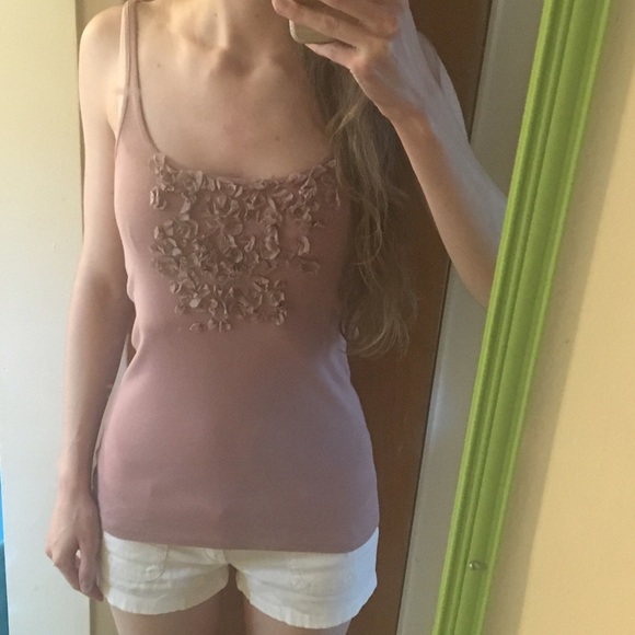 J. Crew flower appliqué tank - Picture 4 of 4